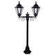 Turin Twin Head Short Post Light - Black Finish / B22 Turin Twin Head Short Post Light - Black Finish / B22